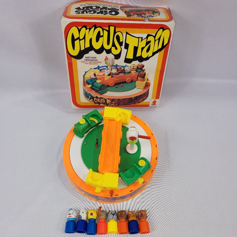 Circus Train Vintage Electronic Animal Circus Toy